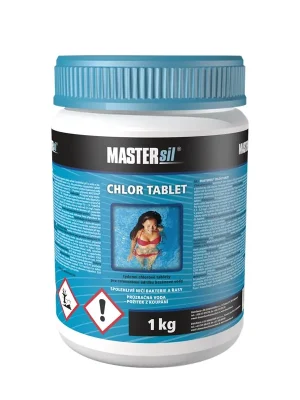 Chlor tablet MASTERsil 1 kg, 5 ks 200 g tablet Zlevněný