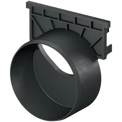 Čelní stěna s nátrubkem d 110 mm pro odvodňovací žlaby, ACO 319289 Gratis Retour