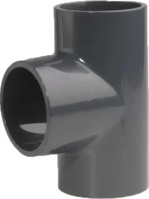 Certifikovaný T-kus 90° PVC – U, d 40, lepení x lepení x lepení