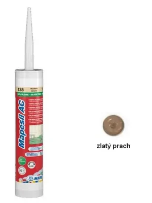 Nieuw Silikon sanitární MAPESIL AC, zlatý prach, 310 ml, Mapei 4813591IT