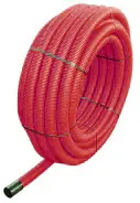 Actieprijs Kabelová korugovaná chránička 90 mm, červená, ohebná, návin 50 m