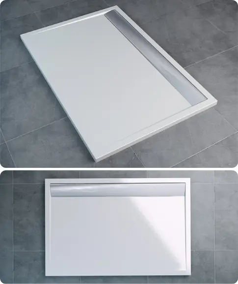 Betrouwbaar Sprchová vanička ILA-WIA 80x120cm bílá, kryt bílý, Sanswiss WIA801200404