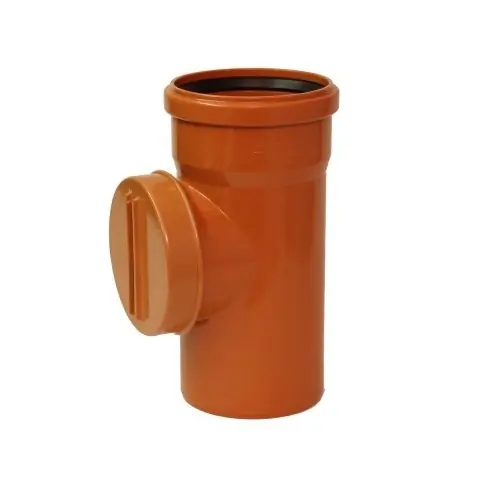 Koop Online Čisticí kus KGRER 160 mm, kruhový uzávěr, PVC, kanalizace