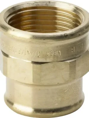 Bronzový nátrubek FF 3/4" x 1/2", redukovaný, model 3240, Viega 268862 Horká Nabídka