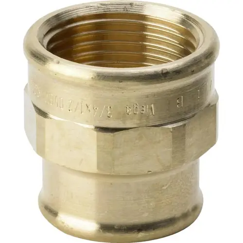 Bronzový nátrubek FF 3/4" x 1/2", redukovaný, model 3240, Viega 268862 Hete Deal