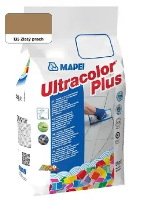 Laatste Versie Spárovací hmota ULTRACOLOR PLUS, 135 zlatý prach, 2 kg, Mapei 6013502AU