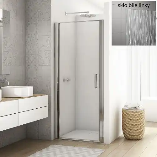 Sprchové dveře DIVERA D22T1 800 mm, sklo čiré, profil aluchrom, SanSwiss D22T10805087 Koop Online