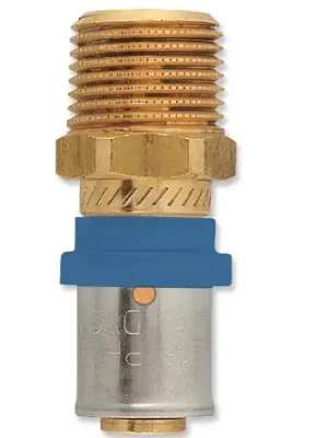 Bezpečná Platba Lisovací přechodka Radopress d 26 x 3/4", vnější závit, Pipelife 1533000129