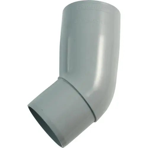Nu Kopen Koleno svodu okapu 45° DN 75 mm, šedá, plast, Marley 073316