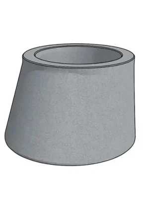 Časově Omezené Kónus TBR-Q DN 800 / 625 x 600 x 90 mm, bez stupadel