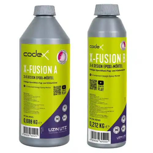 Spárovací epoxidová sada X-Fusion 0,9 kg, složka A B, pryskyřice+ tvrdidlo, CODEX Betaalbaar