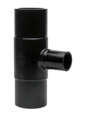 Cenově Výhodný Redukovaný T-kus PE d 90 x 63, SDR 17, dlouhé provedení