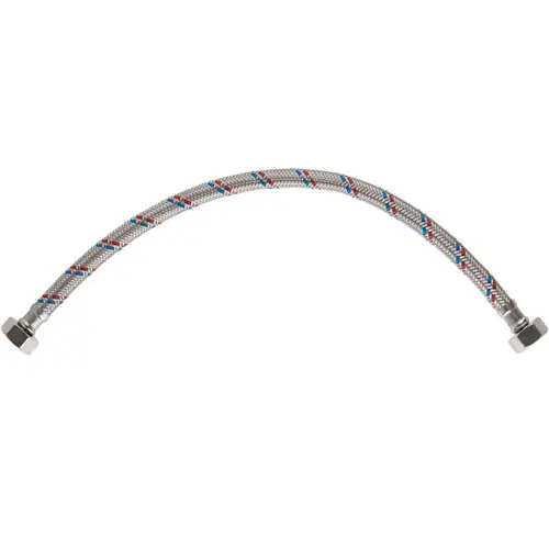 Akční Cena Připojovací flexi hadička 30 cm FF 3/8" x 3/8", nerez oplet