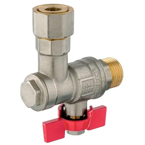 Betaalbaar Kulový kohout MF 1/2", rohový s filtrem, motýl, voda, Novaservis KFMF1SGK