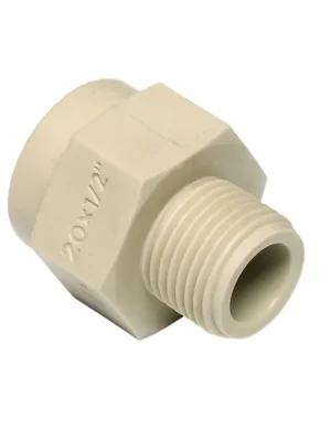 Certifikovaný Přechodka PPR s plastovým vnějším závitem d 20 x 1/2"