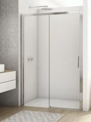 Časově Omezené Sprchové dveře DIVERA D22S2B 1200 mm, sklo čiré, profil aluchrom, SanSwiss D22S2B1205007