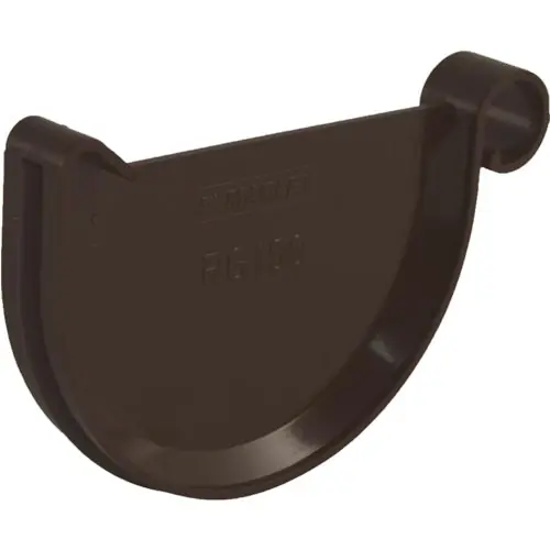 Čelo okapového žlabu RG 150 mm, hnědá, plast, Marley 075761 Aanbieding
