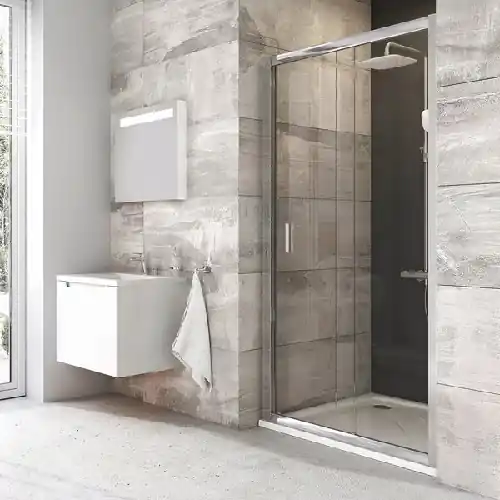 Bezpečná Platba Sprchové dveře Blix BLDP2 1000 mm, sklo transparent, profil lesk alu, Ravak, 0PVA0C00Z1