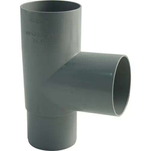 Hoge Kwaliteit Odbočka svodu okapu 90° DN 53 mm, šedá, plast, Marley 080796