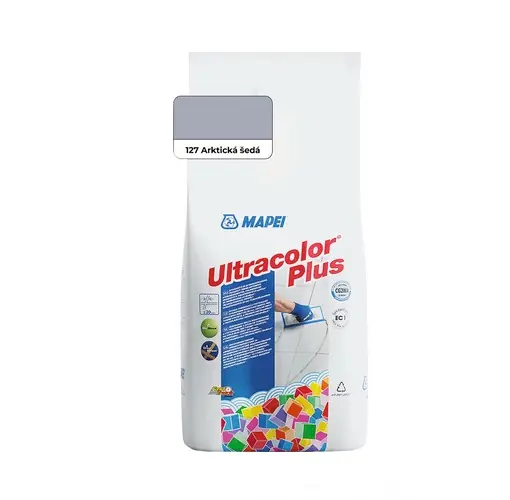 Spárovací hmota ULTRACOLOR PLUS, 127 arktická šedá, 2 kg, Mapei, 60012728A Hete Deal