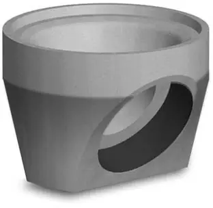 Certifikovaný Dno s výtokem PVC DN 200 TBV-Q 1d 450/380