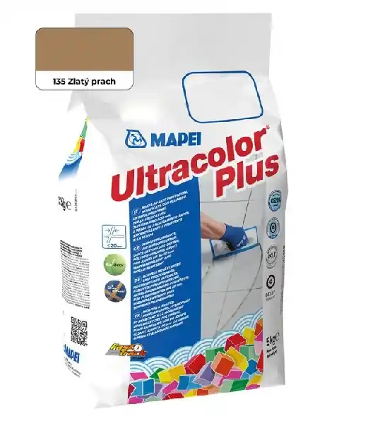 Spárovací hmota ULTRACOLOR PLUS, 135 zlatý prach, 5 kg, Mapei 6013545AU Populair