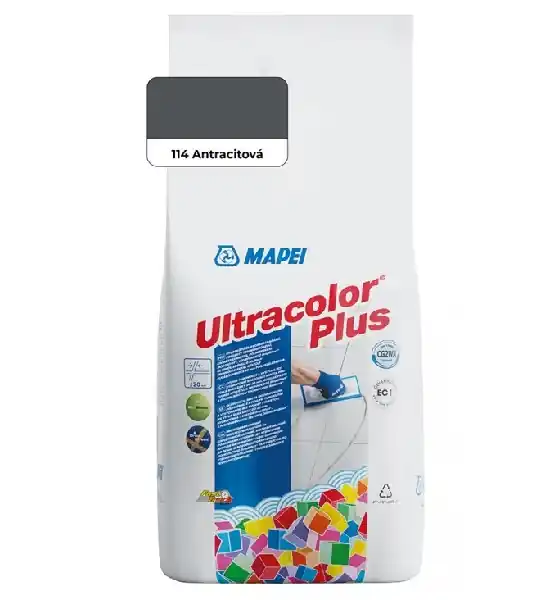 Spárovací hmota ULTRACOLOR PLUS, 114 antracit, 5 kg, Mapei 6011405AU Must-Have