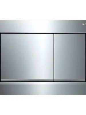 Deska ovládací GEBERIT OMEGA 30 chrom lesk/chrom mat, 115.080.KH.1 Bezpečná Platba