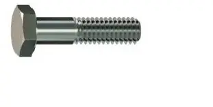 Cenově Výhodný Šroub se šestihrannou hlavou M16x60, nerez, DIN 931, částečný závit