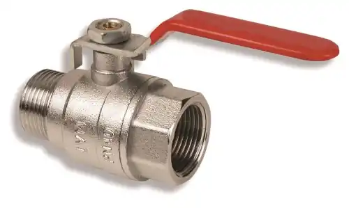 Kohout kulový MF 3/4", přímý, páka, voda Betrouwbaar
