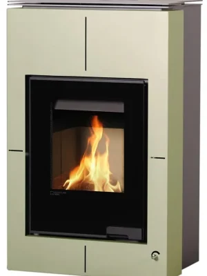 HS FLAMINGO AQUAFLAM VARIO SAPORO krbová kamna 11/5kW, s výměníkem, manuální regulace, olivová Nejprodávanější