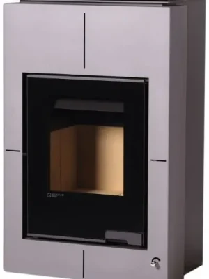 Rechtstreeks Van De Fabrikant HS FLAMINGO AQUAFLAM VARIO SAPORO krbová kamna 11/5kW, s výměníkem, elektronická regulace, šedá