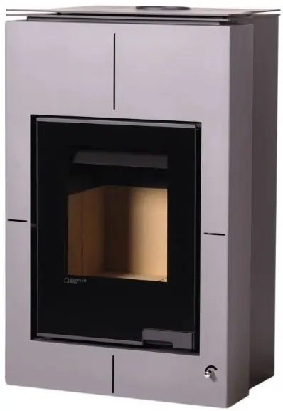 Rechtstreeks Van De Fabrikant HS FLAMINGO AQUAFLAM VARIO SAPORO krbová kamna 11/5kW, s výměníkem, elektronická regulace, šedá