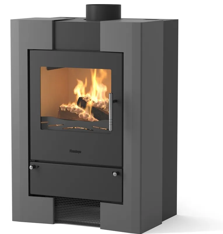 HS FLAMINGO ESPO II krbová kamna 3-12kW, šedá Direct Beschikbaar