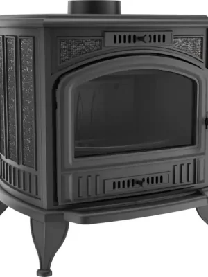 Značkový KRATKI KOZA K6 krbová kamna 8kW, černá