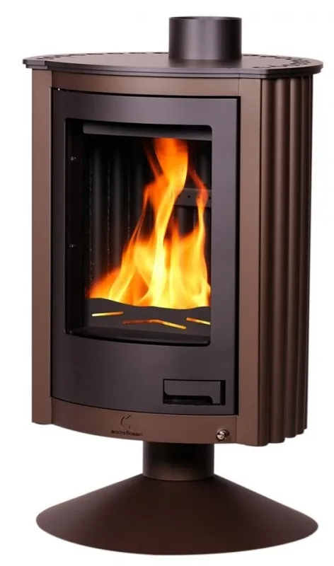 HS FLAMINGO MASTERFLAMME PICCOLO II krbová kamna 7kW, sametově hnědá Laatste Versie