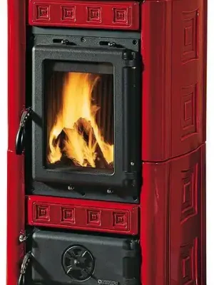 Nejprodávanější NORDICA GAIA kachlová kamna 6kW, bordó