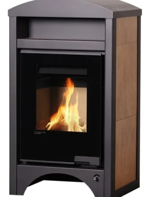 Korting HS FLAMINGO AQUAFLAM VARIO BARMA krbová kamna 11kW, manuální regulace, ořech