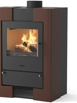 Zlevněný HS FLAMINGO ESPO II krbová kamna 3-12kW, sametově hnědá