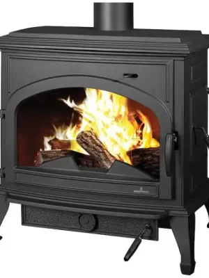 Beste Prijs BRONPI ETNA kamna krbová 10kW, černá