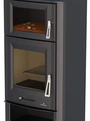 BRONPI TUDELA krbová kamna 13kw, s troubou, černá Op = Op