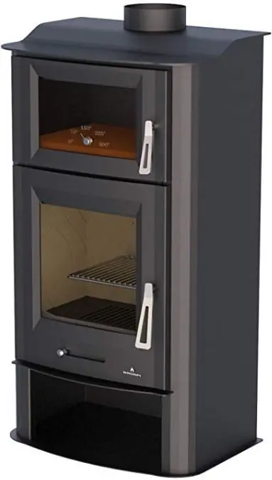 BRONPI TUDELA krbová kamna 13kw, s troubou, černá Op = Op