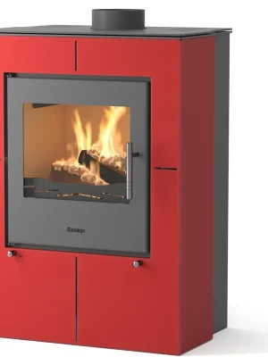 Beperkte Voorraad HS FLAMINGO EVENES krbová kamna 3-12kW, červená