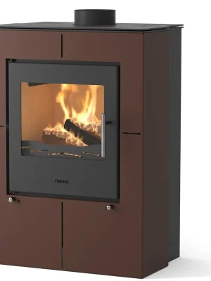 HS FLAMINGO EVENES krbová kamna 3-12kW, sametově hnědá Horká Nabídka