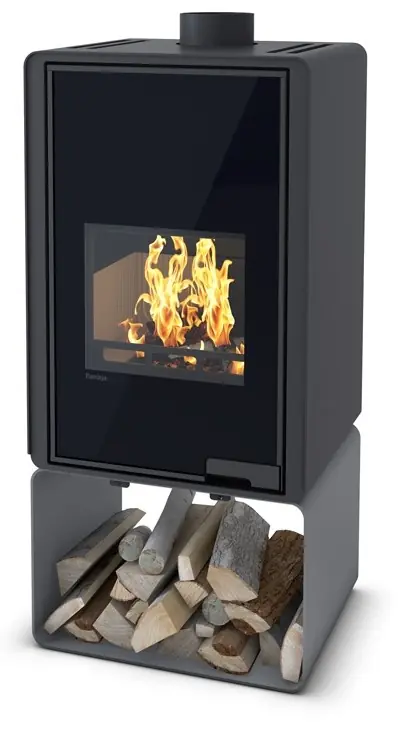 HS FLAMINGO DELUXE PENTAI krbová kamna 3-11kW, šedá Superprijs