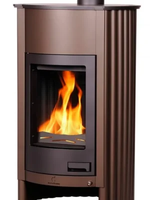 HS FLAMINGO MASTERFLAMME GRANDE I krbová kamna 17kW, sametově hnědá Gereduceerde Prijs