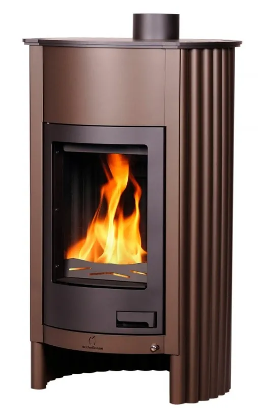 HS FLAMINGO MASTERFLAMME GRANDE I krbová kamna 17kW, sametově hnědá Zlevněný