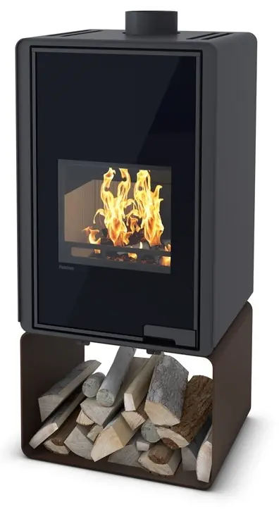 HS FLAMINGO DELUXE PENTAI krbová kamna 3-11kW, sametově hnědá Goedkoop