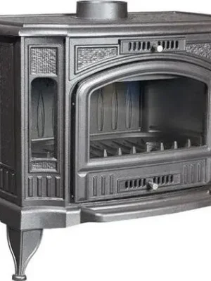 KRATKI KOZA K9 krbová kamna 10kW, s ventilátorem turbofan, černá Denní Nabídka