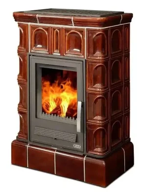 Aanbieding ABX BRITANIA K I kachlová kamna 5,2-12,4kW, s výměníkem, hnědá